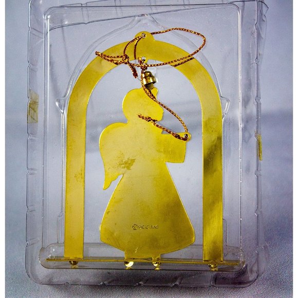 American Greetings 18K Gold Plated Merry Christmas Daughter Ornament 1996 - Picture 3 of 7